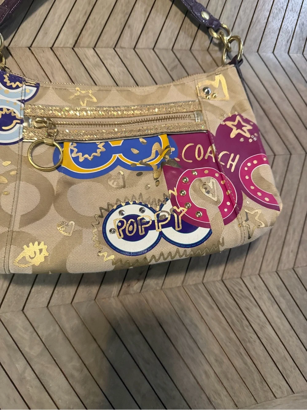Vintage Coach Poppy Purse Y2K Shoulder bag